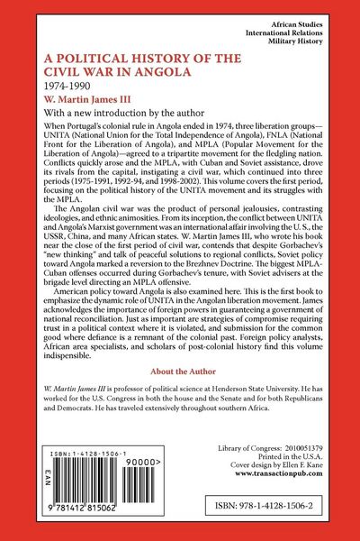 Produktbild: A Political History of the Civil War in Angola, 1974-1990