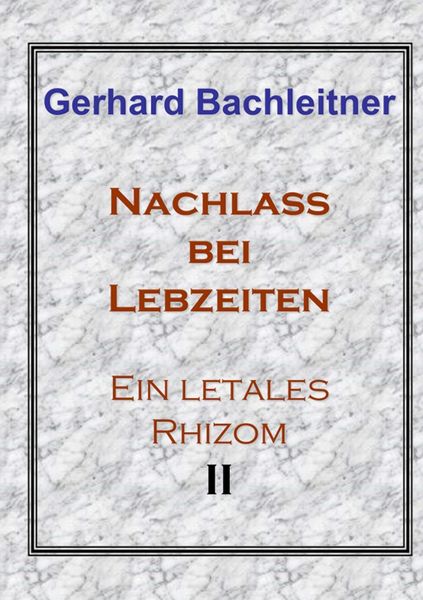 Produktbild: Nachlass bei Lebzeiten