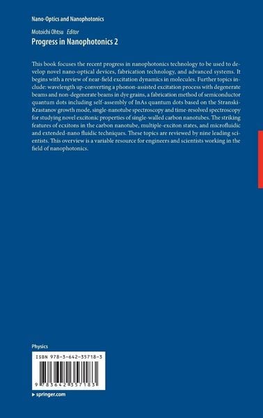 Produktbild: Progress in Nanophotonics 2