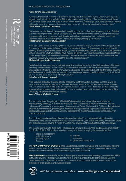 Produktbild: Arguing About Political Philosophy