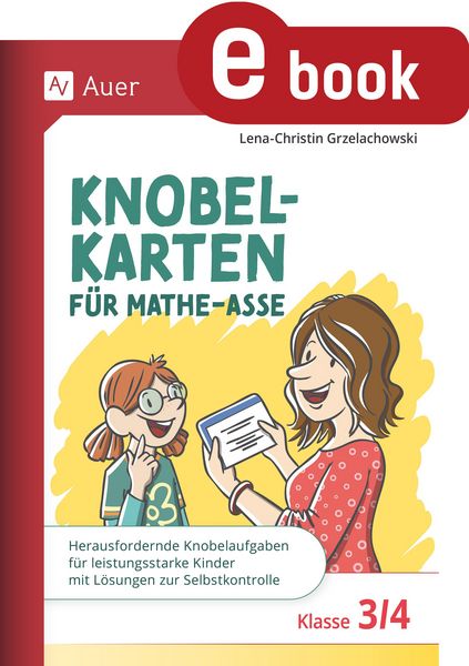 Produktbild: Knobelkarten f&uuml;r Mathe-Asse - Klasse 3/4