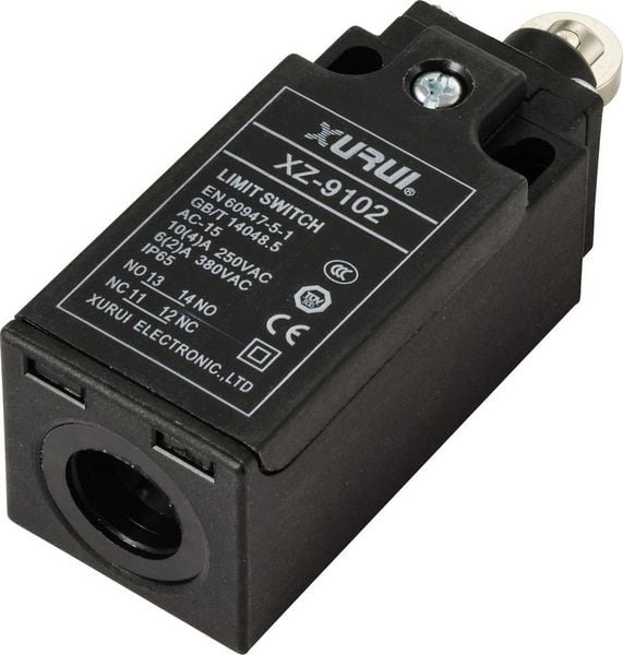 TRU Components XZ-9/102 Endschalter 250 V/AC 10A Rollenstößel tastend IP65 1St.