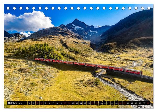 Produktbild: Schweiz - Engadin und Bergell (Tischkalender 2026 DIN A5 quer), CALVENDO Monatskalender