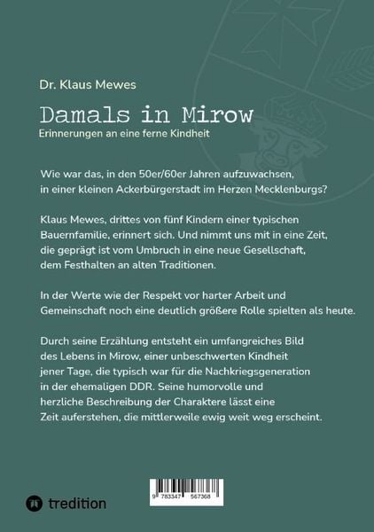 Produktbild: Damals in Mirow