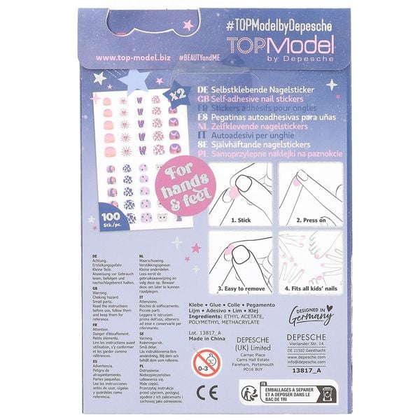 Produktbild: TOPModel Nagelsticker BEAUTY and ME