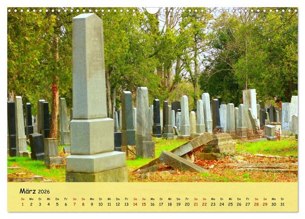 Produktbild: Am Zentralfriedhof in Wien (Wandkalender 2026 DIN A3 quer), CALVENDO Monatskalender
