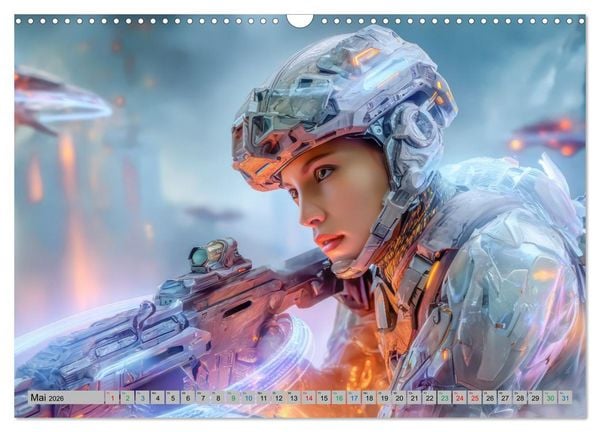 Produktbild: Science-Fiction Erlebnisse - Fantastische Welten (Wandkalender 2026 DIN A3 quer), CALVENDO Monatskalender
