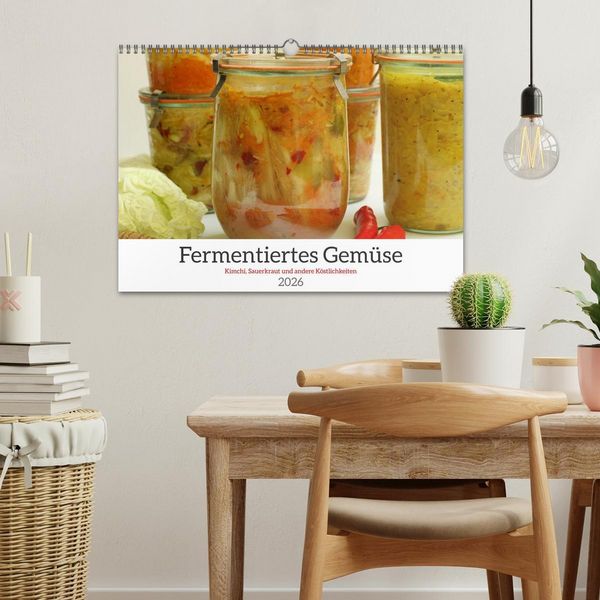 Produktbild: Fermentiertes Gem&uuml;se (Wandkalender 2026 DIN A3 quer), CALVENDO Monatskalender