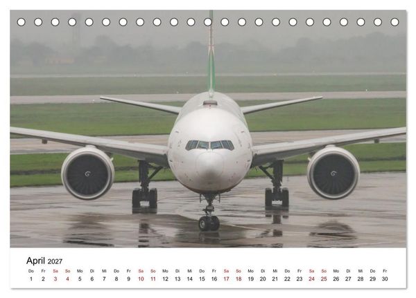 Produktbild: Boeing 777 Die Triple Seven (Tischkalender 2027 DIN A5 quer), CALVENDO Monatskalender