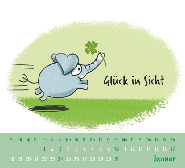 Produktbild: Mini-Kalender 2027: Liebe Botschaften F&Uuml;R DICH. Mit Franz and Friends durchs Jahr