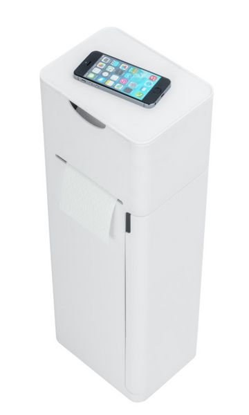Produktbild: Stand WC-Garnitur Mod. Imon 6 in 1 Wei&szlig; matt, mit Ablage