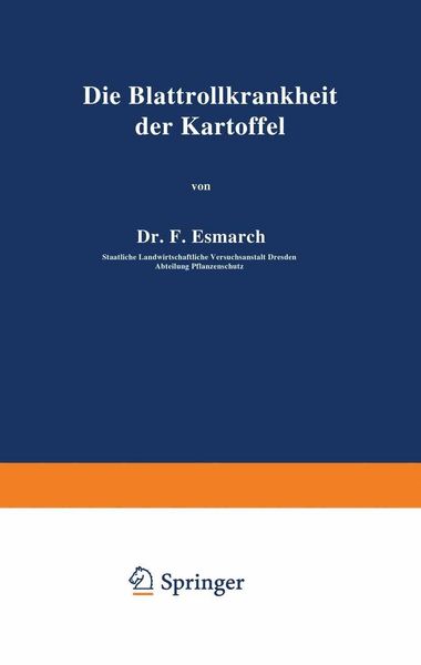 Produktbild: Die Blattrollkrankheit der Kartoffel
