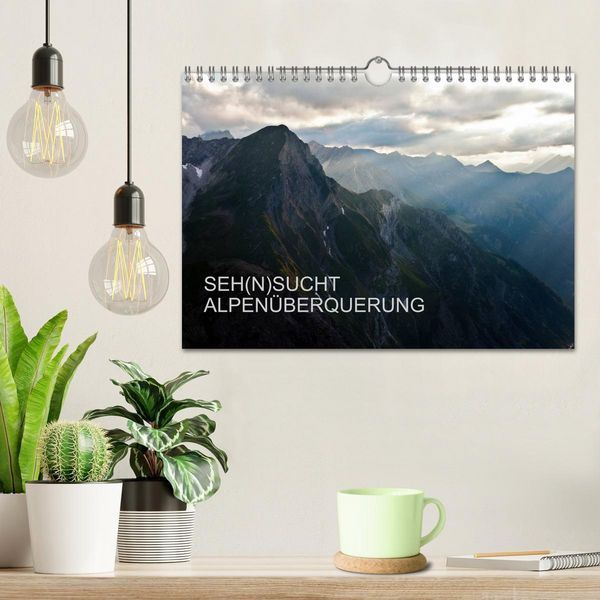 Produktbild: SEH(N)SUCHT ALPEN&Uuml;BERQUERUNG (Wandkalender 2026 DIN A4 quer), CALVENDO Monatskalender