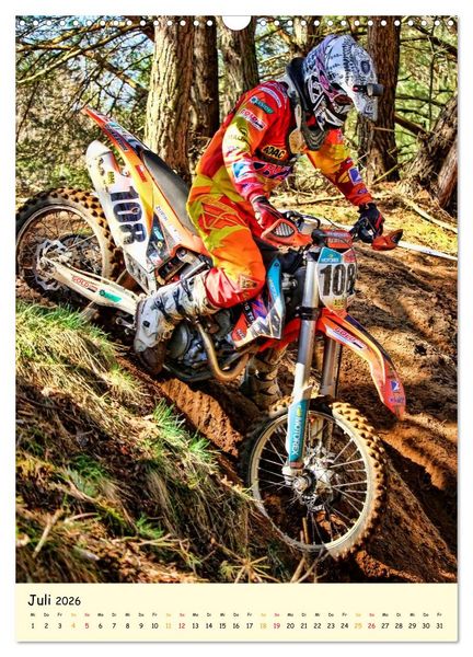 Produktbild: Motocross - einfach cool (Wandkalender 2026 DIN A3 hoch), CALVENDO Monatskalender