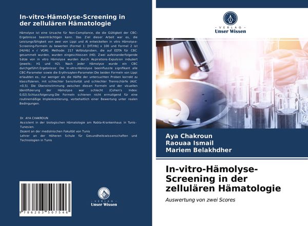 Produktbild: In-vitro-H&auml;molyse-Screening in der zellul&auml;ren H&auml;matologie