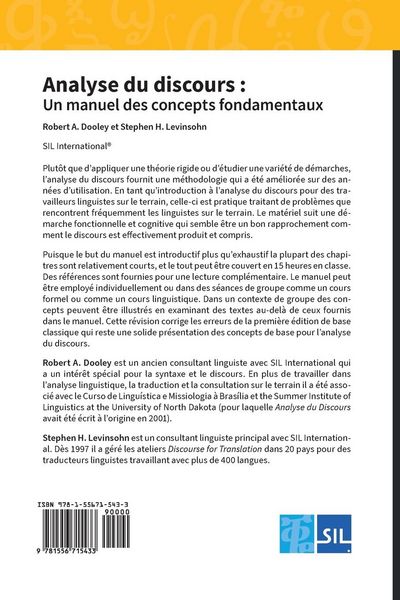 Produktbild: Analyse du discours