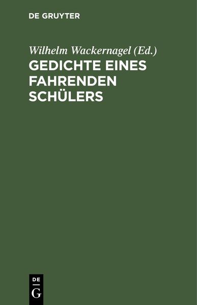 Produktbild: Gedichte eines fahrenden Sch&uuml;lers