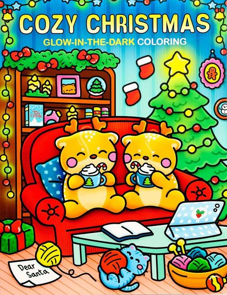 Produktbild: Cozy Christmas Glow-in-the-Dark Coloring