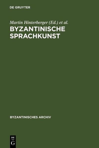 Produktbild: Byzantinische Sprachkunst