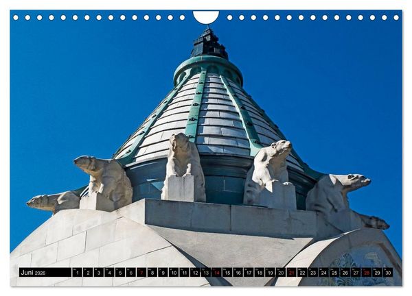 Produktbild: Budapester Jugendstil (Wandkalender 2026 DIN A4 quer), CALVENDO Monatskalender