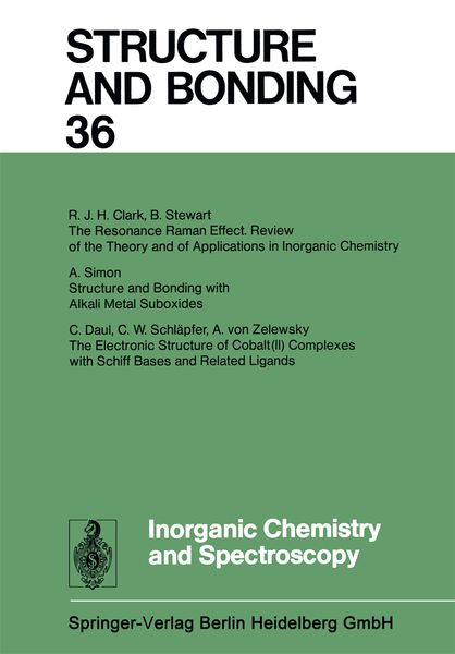 Produktbild: Inorganic Chemistry and Spectroscopy