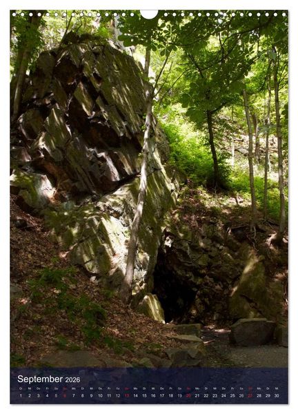 Produktbild: Wildes Bodetal (Wandkalender 2026 DIN A3 hoch), CALVENDO Monatskalender