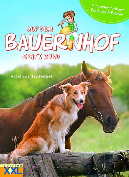 Produktbild: Auf dem Bauernhof geht&acute;s rund - mit gro&szlig;em farbigem Bauernhof-Poster