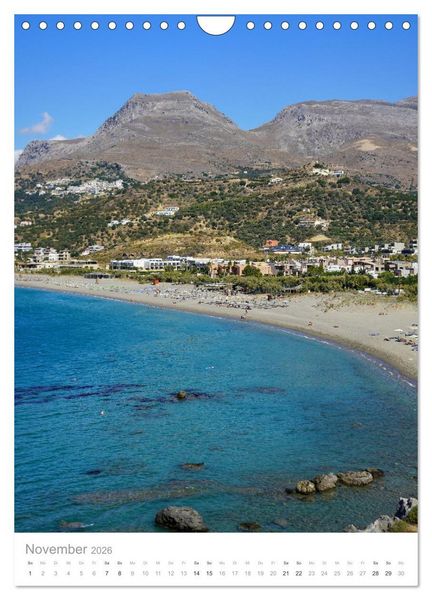 Produktbild: Kreta - Sonne, Meer und griechische Lebensart (Wandkalender 2026 DIN A4 hoch), CALVENDO Monatskalender