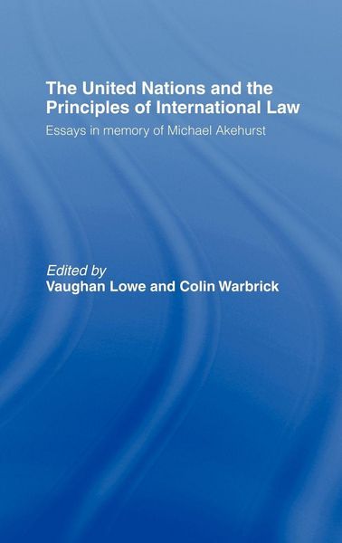 Produktbild: The United Nations and the Principles of International Law