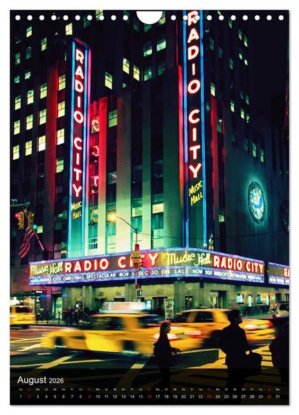Produktbild: New York (Wandkalender 2026 DIN A4 hoch), CALVENDO Monatskalender