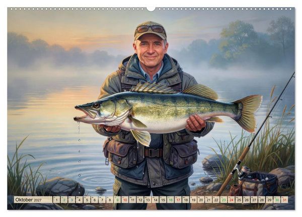 Produktbild: Talsperren - Zander (Wandkalender 2027 DIN A2 quer), CALVENDO Monatskalender