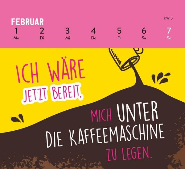 Produktbild: Mini-Wochenkalender 2027: Bevor du fragst: N&ouml;!