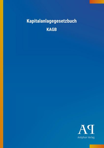 Produktbild: Kapitalanlagegesetzbuch