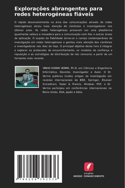 Produktbild: Explora&ccedil;&otilde;es abrangentes para redes heterog&eacute;neas fi&aacute;veis