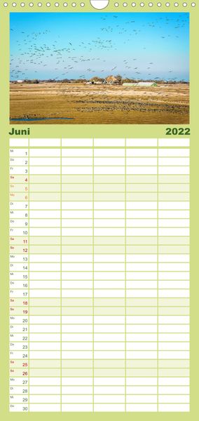 Produktbild: Nordsee Tr&auml;umereien - Familienplaner hoch (Wandkalender 2022 , 21 cm x 45 cm, hoch)
