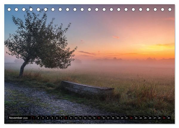 Produktbild: Das M&uuml;nsterland - Meine Impressionen (Tischkalender 2026 DIN A5 quer), CALVENDO Monatskalender