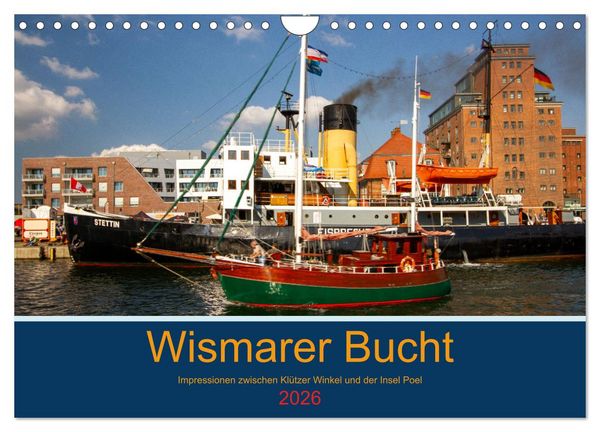 Produktbild: Wismarer Bucht - Impressionen zwischen Kl&uuml;tzer Winkel und der Insel Poel (Wandkalender 2026 DIN A4 quer), CALVENDO Monatskalender