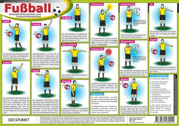 Produktbild: Fu&szlig;ball Schiedsrichterzeichen