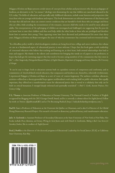 Produktbild: Pedagogies of Kindness and Respect