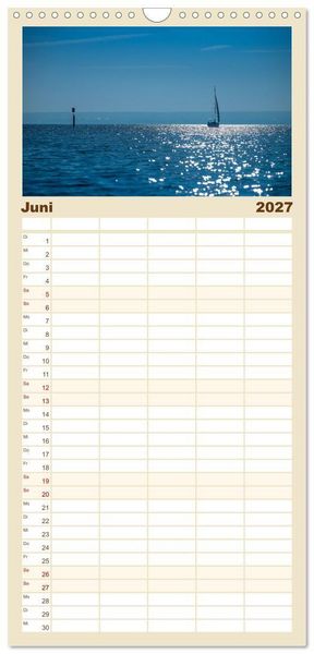 Produktbild: Familienplaner 2027 - Immenstaad am sch&ouml;nen Bodensee mit 5 Spalten (Wandkalender, 21 x 45 cm) CALVENDO