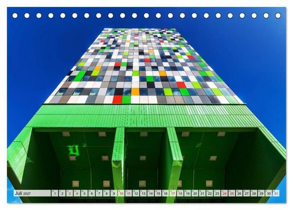 Produktbild: Architektur treibt's bunt (Tischkalender 2027 DIN A5 quer), CALVENDO Monatskalender