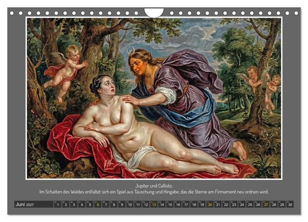 Produktbild: G&ouml;tterfunken und Leidenschaft (Wandkalender 2027 DIN A4 quer), CALVENDO Monatskalender