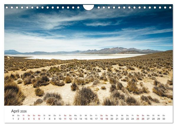 Produktbild: Geheimnisvolles Peru (Wandkalender 2026 DIN A4 quer), CALVENDO Monatskalender