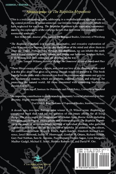 Produktbild: The Biophilia Hypothesis