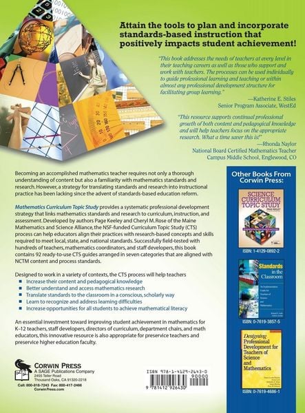 Produktbild: Mathematics Curriculum Topic Study