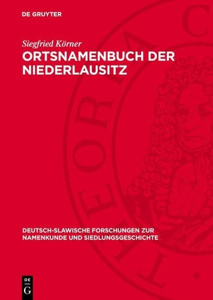 Produktbild: Ortsnamenbuch der Niederlausitz