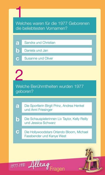 Produktbild: Wir vom Jahrgang 1977 &ndash; Das Quiz