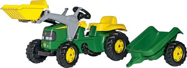 Produktbild: rollyToys John Deere mit Frontlader und Anh&auml;nger
