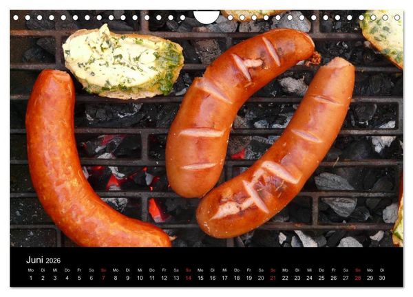 Produktbild: BBQ Lecker Grillen (Wandkalender 2026 DIN A4 quer), CALVENDO Monatskalender