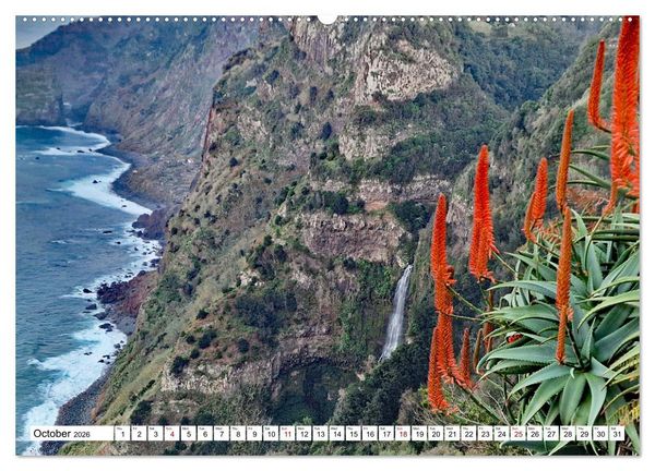 Produktbild: Madeira island of eternal spring (High Quality Premium Wall Calendar 2026 DIN A2 landscape),CALVENDO 12 Month Wall Calendar